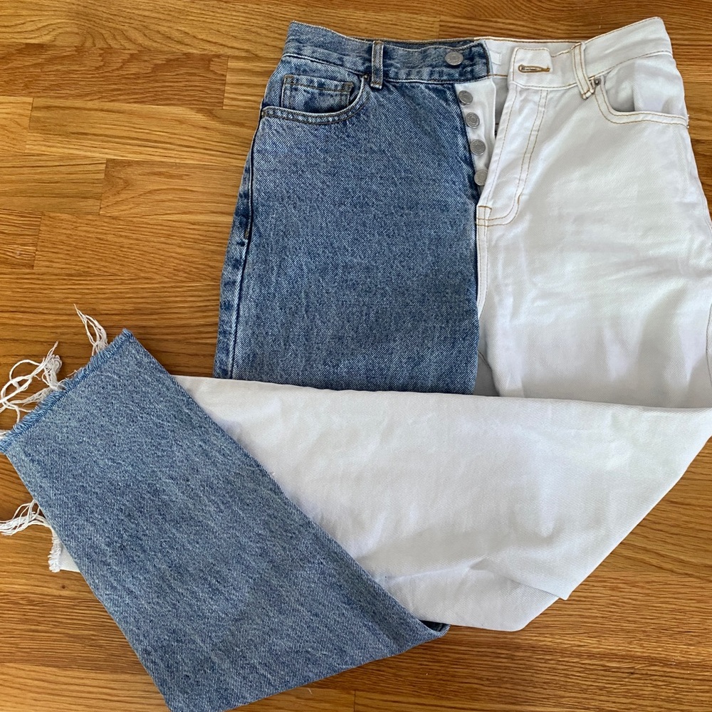 Pacsun size 25 straight leg high rise jeans